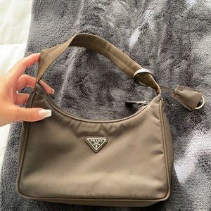 Brown Prada shoulder bag